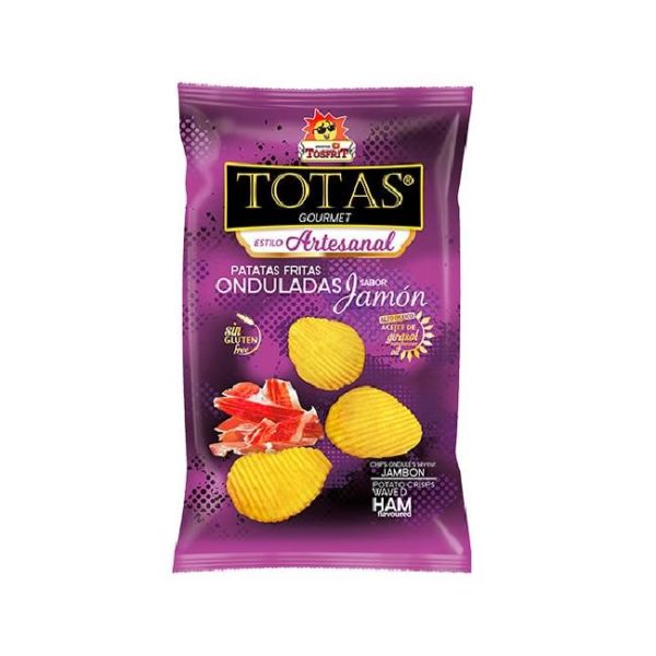 TOS 15 TOTAS ONDULADAS JAMON 45 Grs