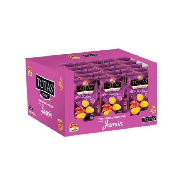 TOS 15 TOTAS ONDULADAS JAMON 45 Grs - Imagen 2