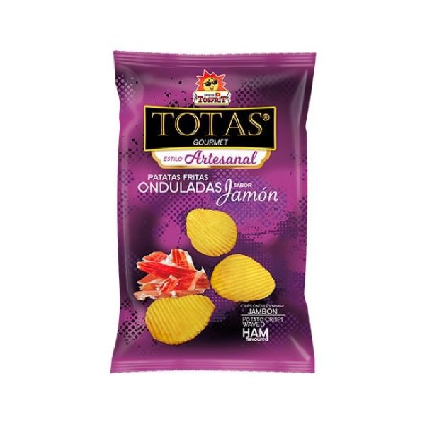 TOS 9 TOTAS ONDULADAS JAMON 130Grs