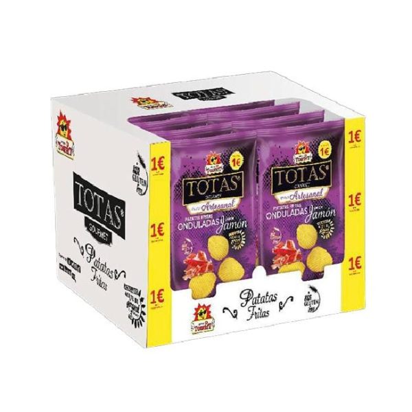 TOS 10 TOTAS ONDULADAS JAMON 100Grs  M-1€ - Imagen 2