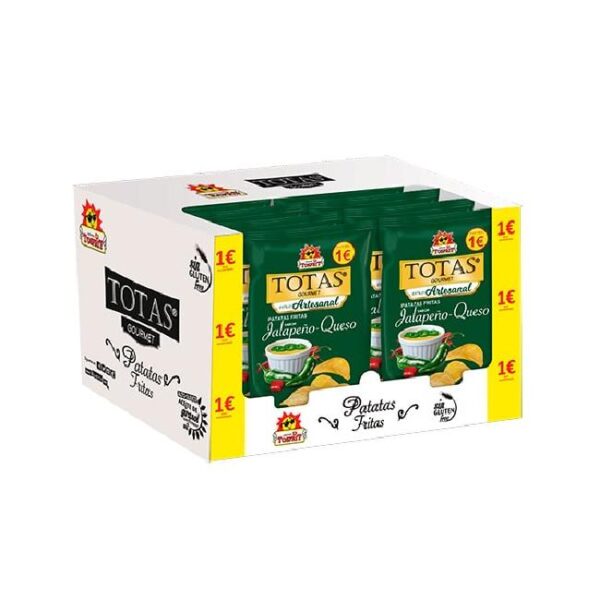 TOS 10 TOTAS JALAPEÑO QUESO 100Grs  M-1€ - Imagen 2