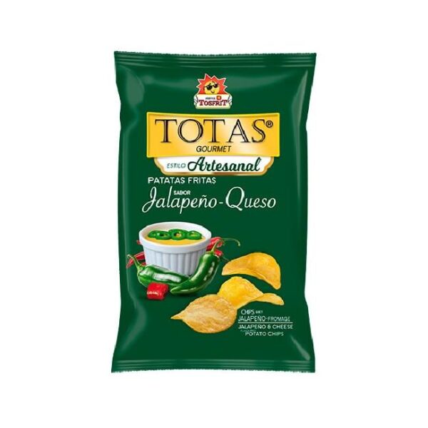 TOS 9 TOTAS JALAPEÑO QUESO 130Grs