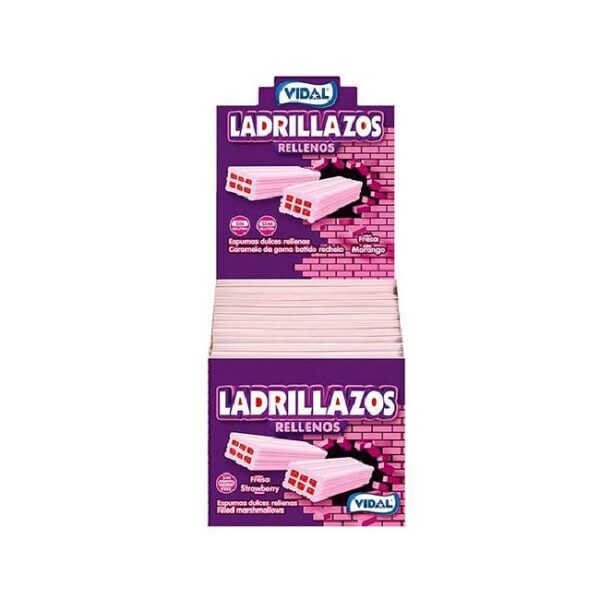 VID 75 LADRILLAZOS RELLENOS FRESA