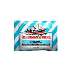FISHERMANS MENTOL EUCALIPTO S/A EXTRA FUERTE 24U (AZUL)