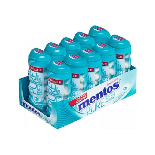 MENTOS GUM 10X30 WINTERGREEN VERDE 1,20€ - Imagen 2
