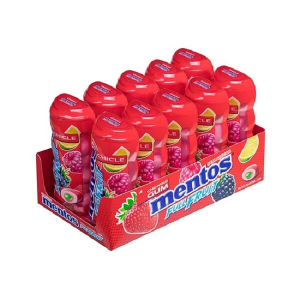 MENTOS GUM 10X30 FULL FRUTOS ROJOS - Imagen 2