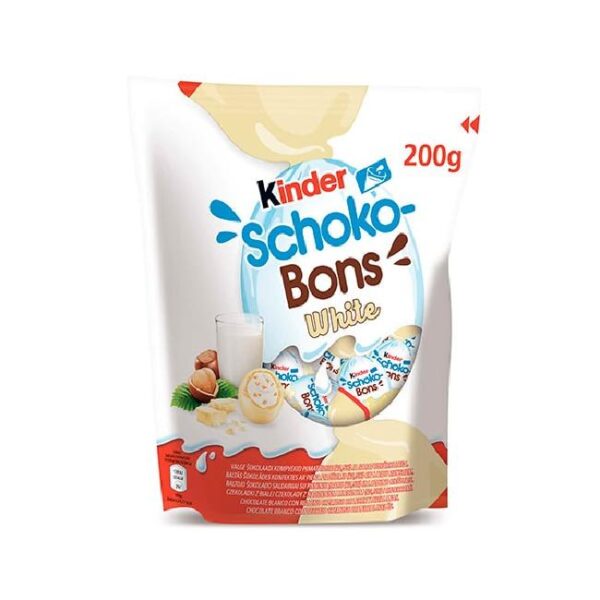 K SCHOKO BONS WHITE 200GR. 18 Pak (w:1u)