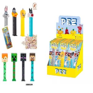 JU 12 PEZ DISPENSADOR MINECRAFT-LOONEY TUNES