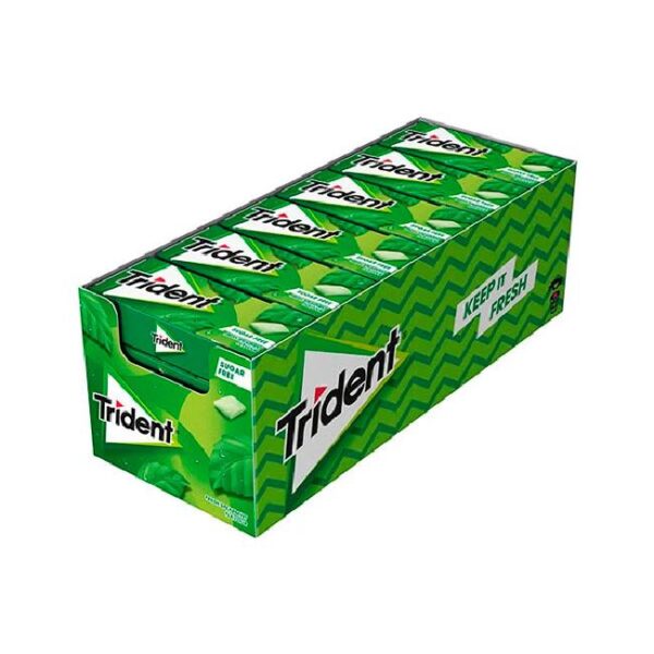 TRIDENT 24 GRAGEA HIERBABUENA 14G - Imagen 2