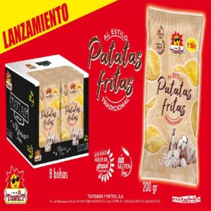 TOS 8 PATATA FRITA TRADICIONAL 180Grs PVP 1,50€