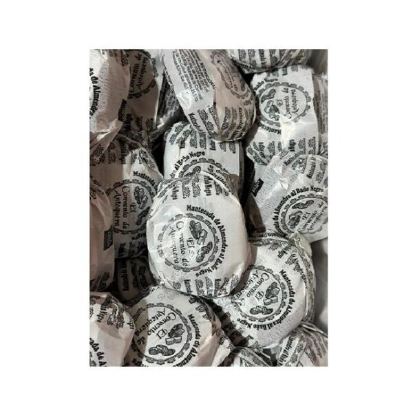 CON POLVORON DE ALMENDRA BAÑO DE CHOCO NEGRO 4KG - Imagen 2