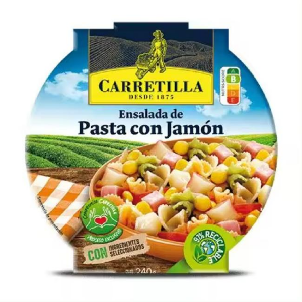 Carretilla Ensalada de Pasta con Jamón - 240g 