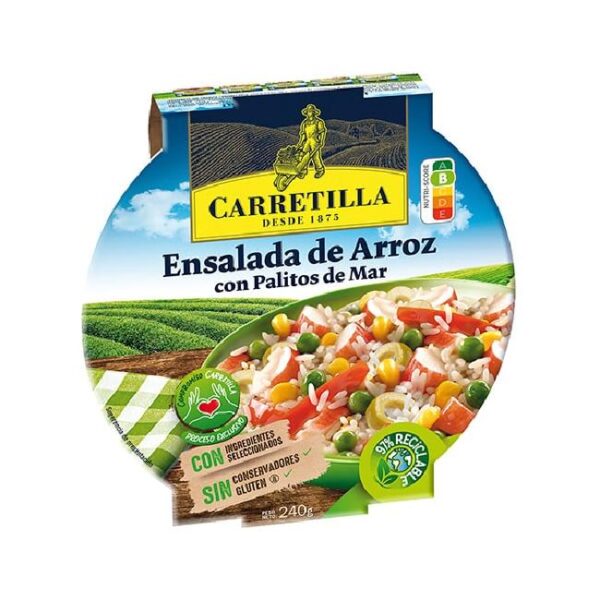 Carretilla Ensalada de Arroz con Palitos de Mar - 240g
