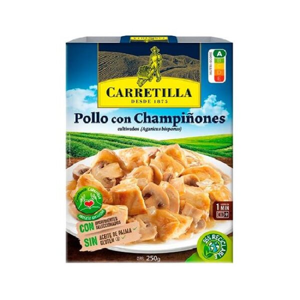 Carretilla Pollo con Champiñones - 250g 
