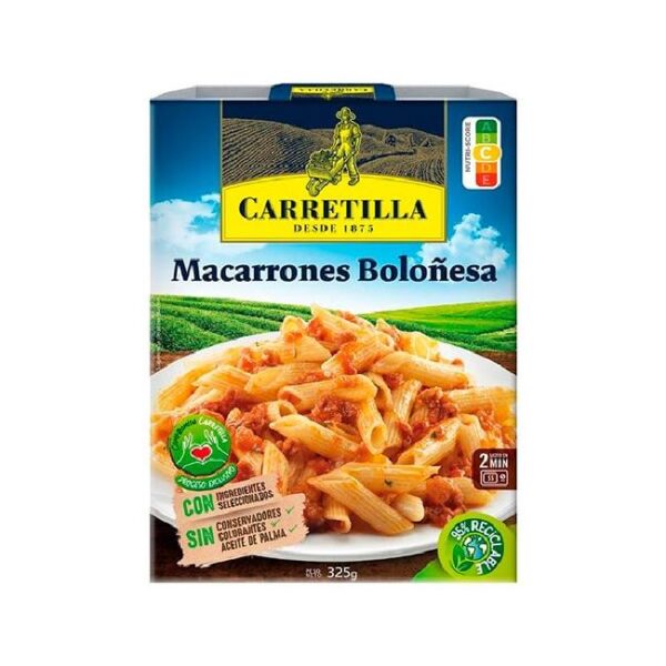 Carretilla Macarrones Boloñesa - 325g 