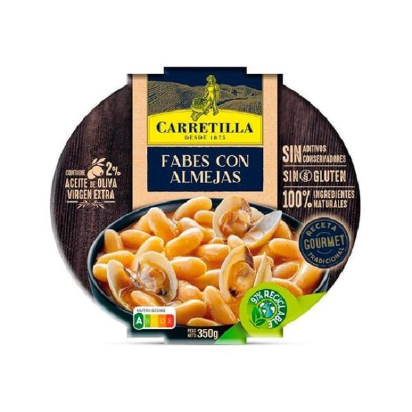 Carretilla Fabes con Almejas - 350g 
