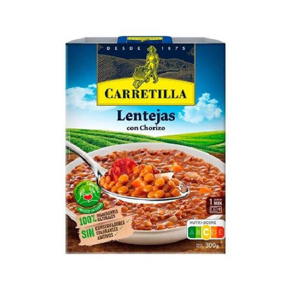 Carretilla Lentejas con Chorizo - 300g 