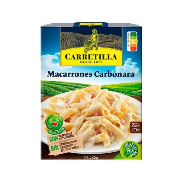 Carretilla Macarrones Carbonara - 325g 