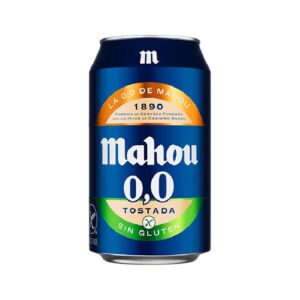 CERVEZA MAHOU TOSTADA 0,0 LATA AZUL 33 cl