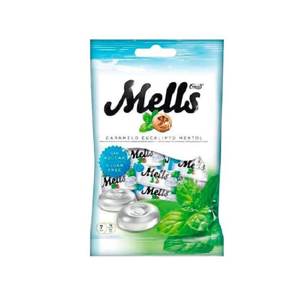 VID 12 MELLS CARAMELO EUCALIPTO MENTOL S/A 80gr. - Imagen 2