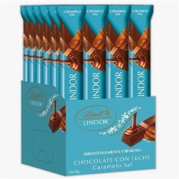 LINDT 24 LINDOR SALTED CARAMEL STICK 38g
