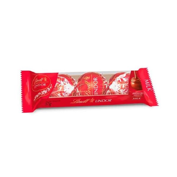 LINDT LINDOR LECHE TRIO 37g