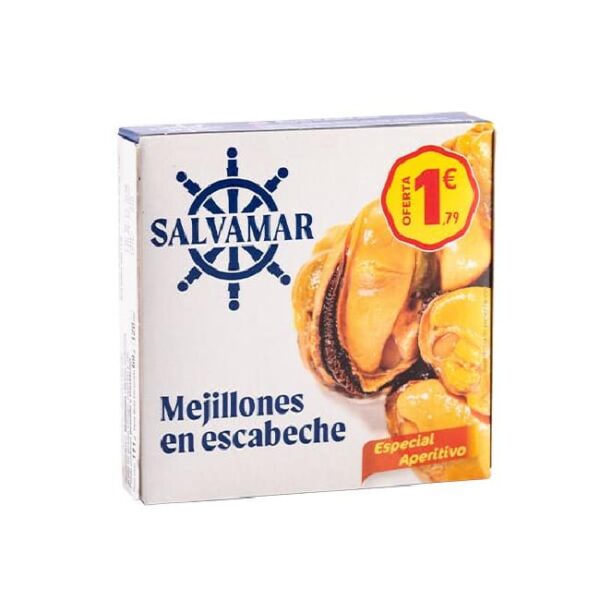 Salvamar Mejillones en Escabeche - 111g