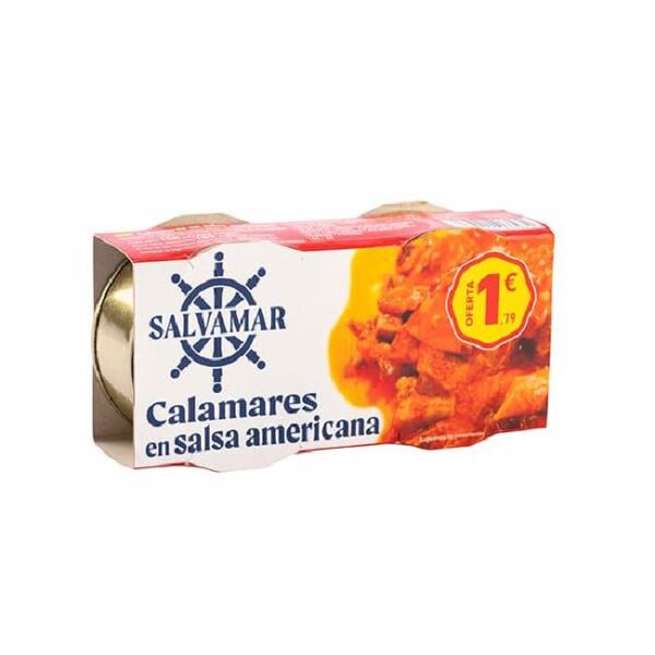Salvamar Calamares en Salsa Americana - 2ud x 78g
