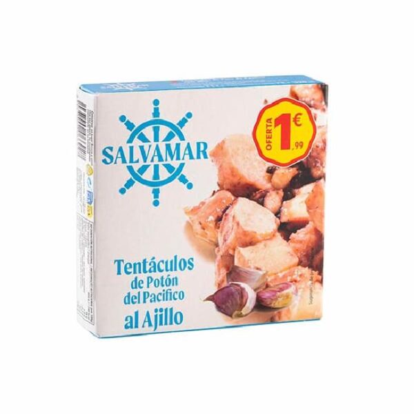 Salvamar Tentáculos Potón al Ajillo - 111g