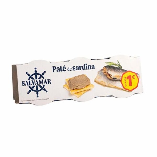 Salvamar Paté de Sardina - 3ud x 23g