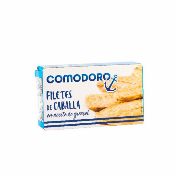 Comodoro Filetes de Caballa en Aceite de Girasol - 85g