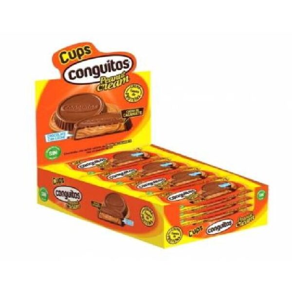 CONGUITOS 16 CUPS CHOCO LECHE PACK 34G