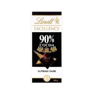 LINDT 20 TABLETAS 90% CACAO 100g
