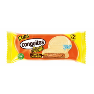 CONGUITOS 16 CUPS CHOCO BLANCO PACK 34G