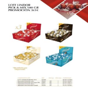 LINDT LINDOR 500g BLANCO
