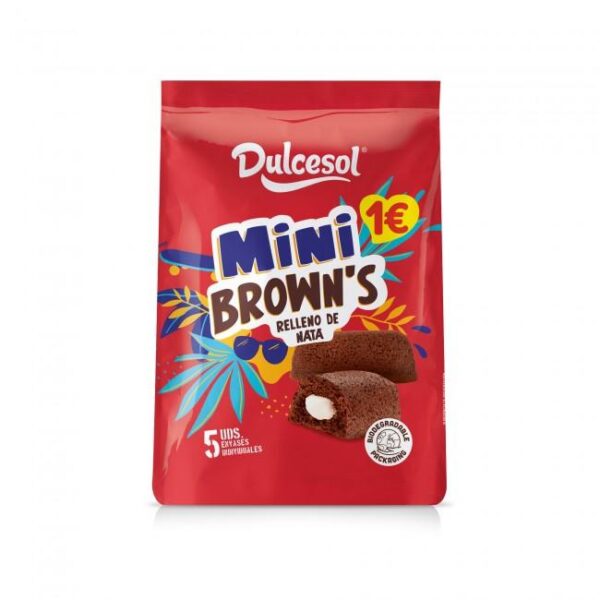 SOL MINIBROWN NATA 5u 110g 12 paq 1€ (w:1u) - Imagen 2