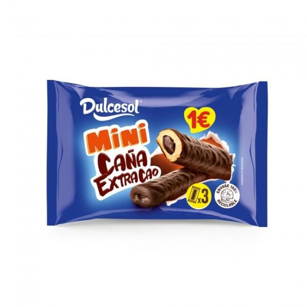 SOL MINI CAÑA EXTRA CAO 3u 114g 14 paq 1€ - Imagen 2