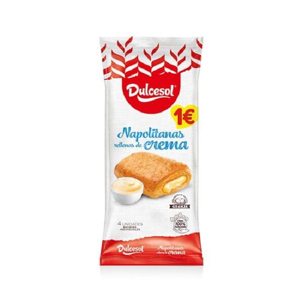 SOL NAPOLITANA CREMA 4u 12pack 160g 1€ (w:1u)