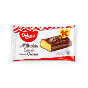 SOL MILHOJAS CHOCO 3u 150g 12 paq 1€ (w:1u)