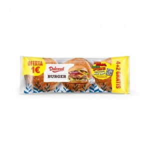 SOL PAN HAMBURGUESA EURO 300g 6U 8pak (1€) (w:1u)