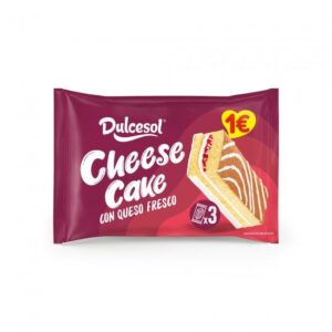 SOL CHEESE CAKE M/BAÑO 3u 14p 114g 1€ (w:1u)