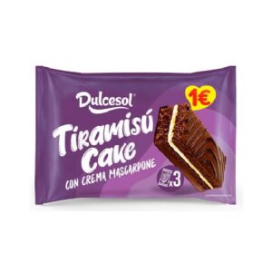 SOL TIRAMISU CAKE M/BAÑO 3u 14p 114g 1€ (w:1u)