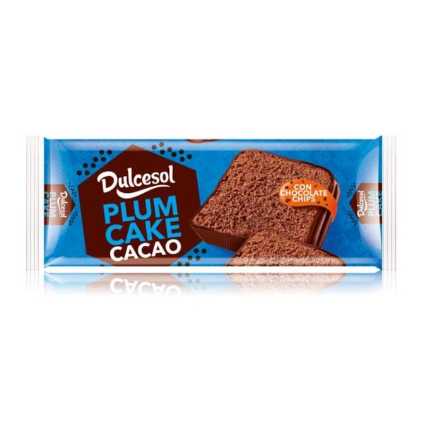 SOL PLUM CAKE CACAO 400gr 5 paq - Imagen 3