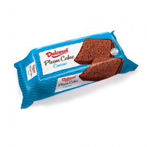 SOL PLUM CAKE CACAO 400gr 5 paq