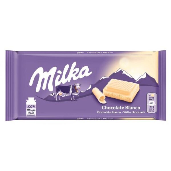MILKA 22 WHITE/BLANCO 100Gr TABLETA (w:1u)