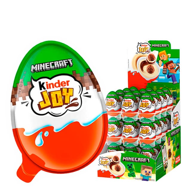 Kinder Joy Huevos Minecraft 
